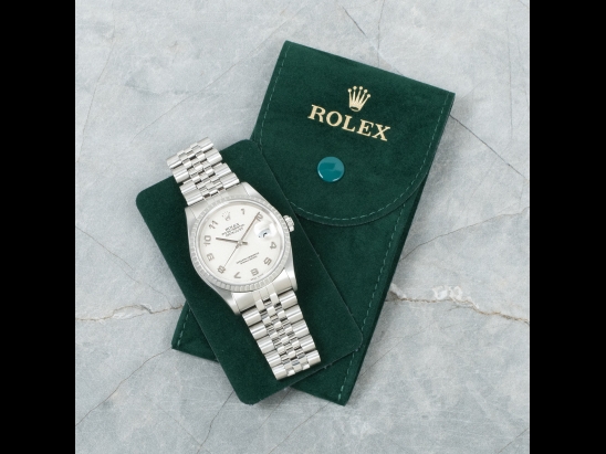 Ролекс (Rolex) Datejust 36 Jubilee Bracelet Ivory Jubilee Arabic Dial  16220